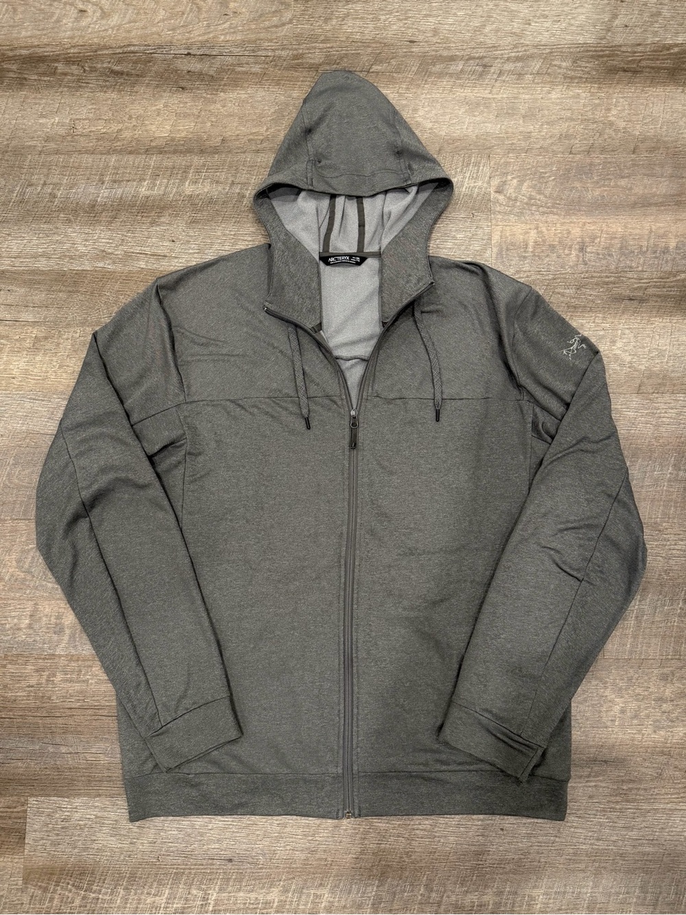 Arc’teryx Slocan Hoody Men’s XXL Gray Full Zip Hoodie Jacket Outdoor Tech